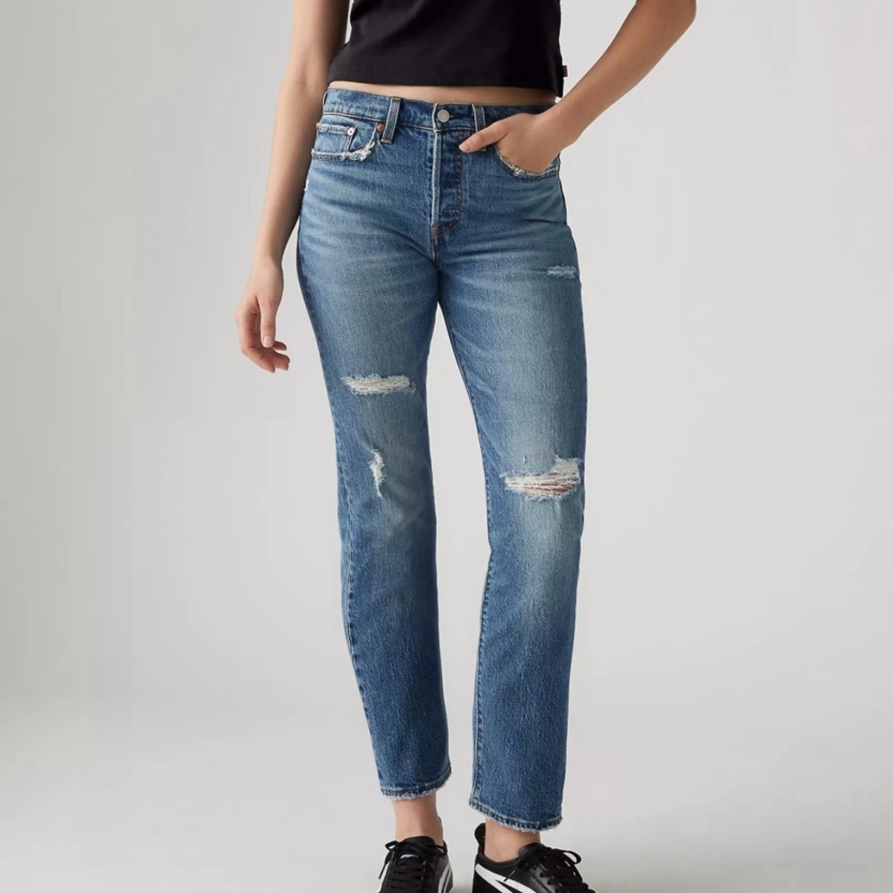 Levi’s Premium denim Wedgie blue jeans W29